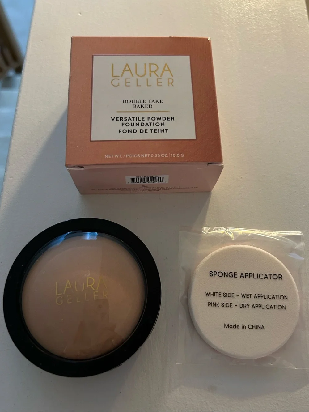NIB Laura Geller Double Take Baked Vesatile powder foundation